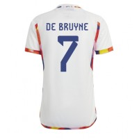 Fotballdrakt Herre Belgia Kevin De Bruyne #7 Bortedrakt VM 2022 Kortermet